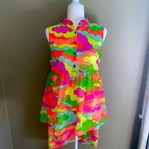 L'amour Nanette Lepore Open Beach Dress Sz L